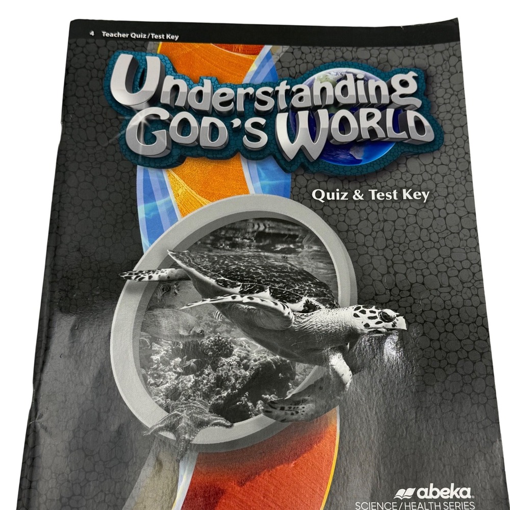 Abeka 4 Understanding God's World Quiz and Test Key Science Health Series 5th Ed